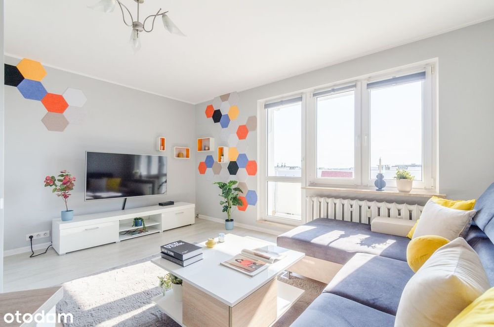Przestronne mieszkanie 2 pokojowe | 53 m2 | ul. Milionowa Widzew