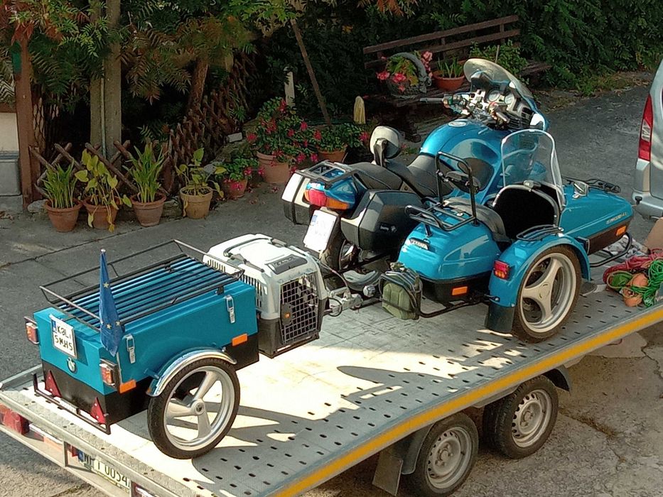 BMW R 1100 RT sidecar z przyczepka