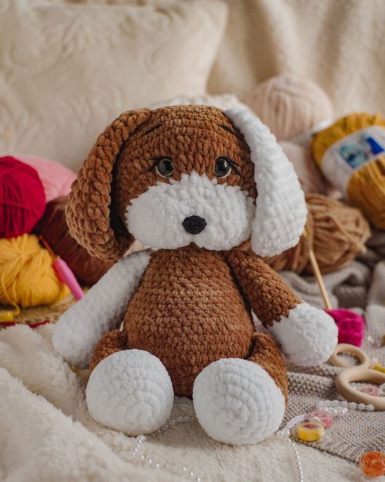 В'язані іграшки, ручна робота