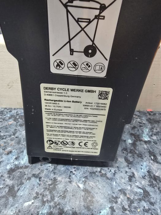 Bateria Impulse kalkhoff  36v 11ah