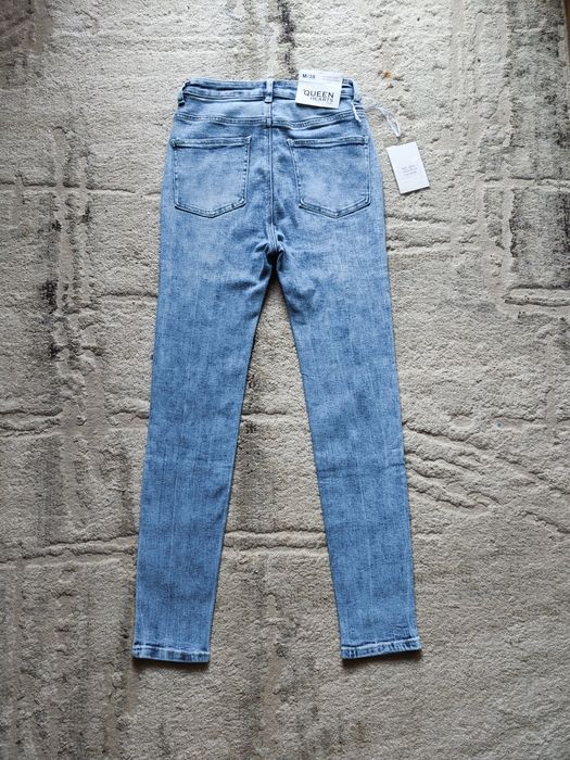 Spodnie damskie skinny jeans rurki 38 M Queen Hearts nowe z metką