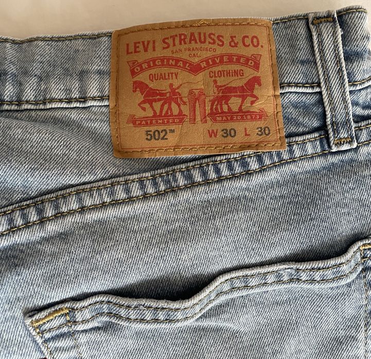Calças de ganga Levi's 502 novas