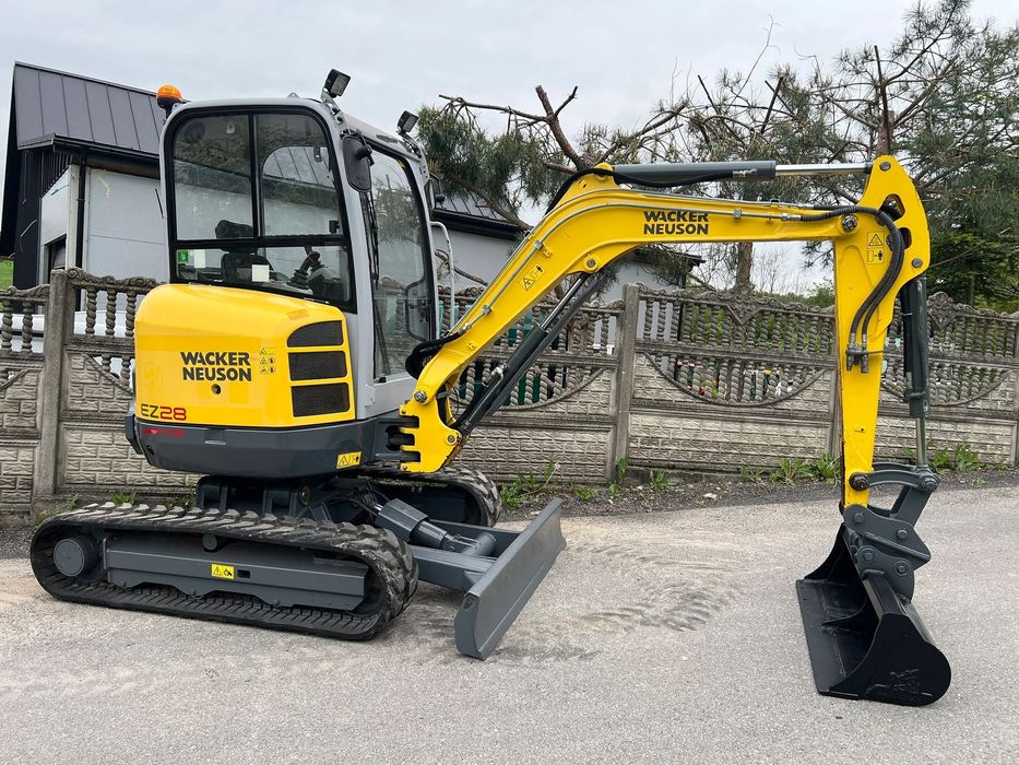 Wacker Neuson EZ28 VDS | Minikoparka | WACKER NEUSON EZ 28 | 3 Tony | Zerowy Obrys | Stan IDEALNY | Mini Koparka | Sprowadzona |  | 2016 | Waga 3200 kG | System VDS Poziomowanie Kabiny | EZ 26 jcb cat