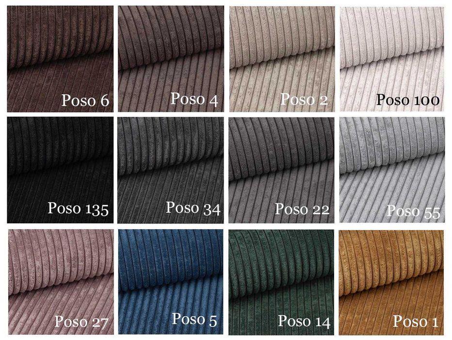 Kanapa Sofia. Wersalka, sofa sztruksowa. Sprężyny. Szybka dostawa!