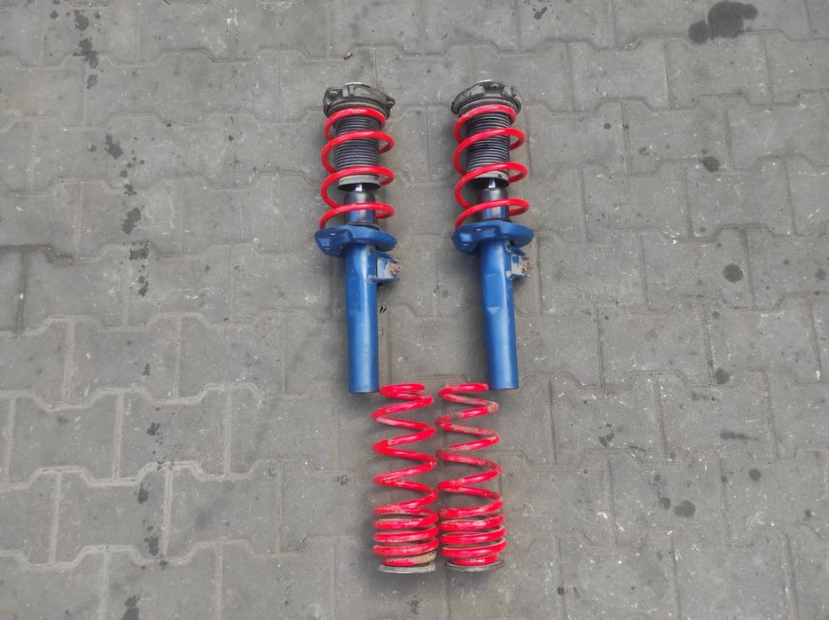 ZAWIESZENIE SPORTOWE OBIŻAJĄCE SPRĘŻYNY AMORTYZATORY VW GOLF 5 6 TOURAN JETTA AUDI A3 8P SKODA OCTAVIA 2 SUPERB 2 SEAT LEON 2 ALTEA TOLEDO 3 ALTEA XL KOMPLET WYSYŁKA !!!!!!