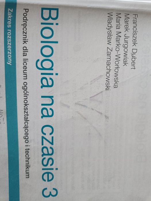 Książka z biologii. Biologia na czasie 3