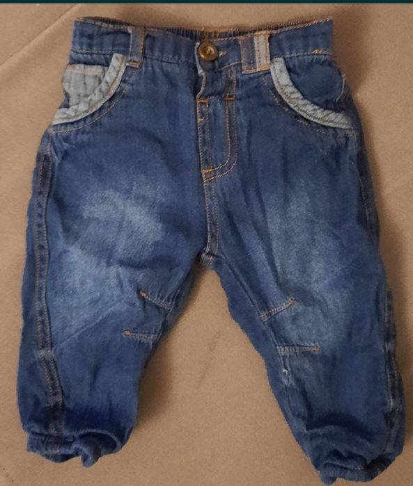 Spodenki  George jeansowe rozmiar 62 plus bluzeczka z F&zF
