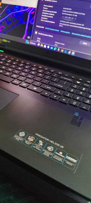 Acer Predator Helios 18 i9-14900HX RTX 4080 12GB 2TB Stan Idealny