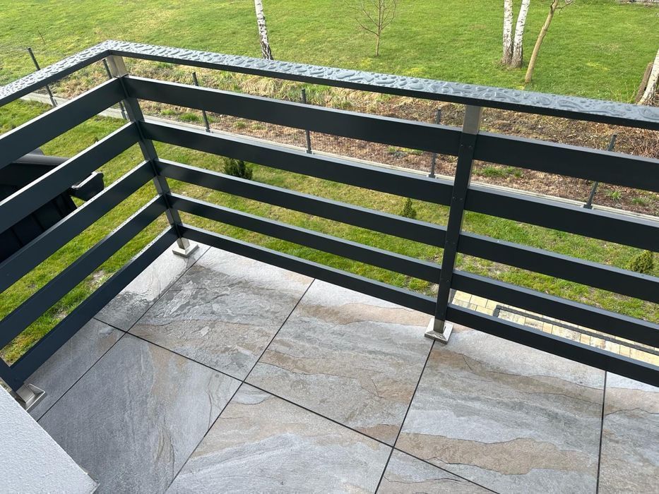 Balustrada balkonowa balustrady aluminiowe