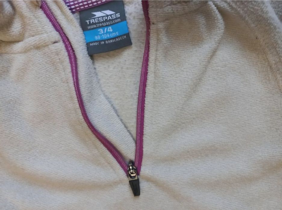 Флисовая кофта trespass 3 - 4 года 98 - 104 см