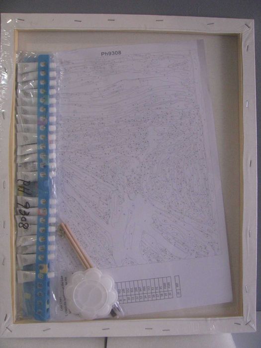 Zestaw do malowania po numerach obraz 40x50CM podobrazie