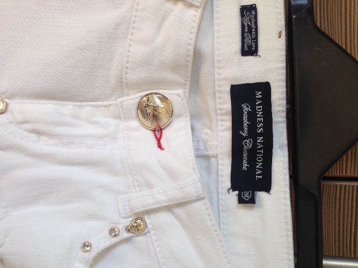 spodnie damskie białe