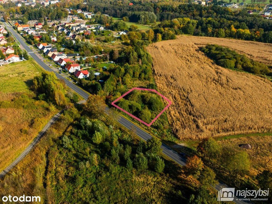 Płoty-działka z wydanymi warunkami zabudowy