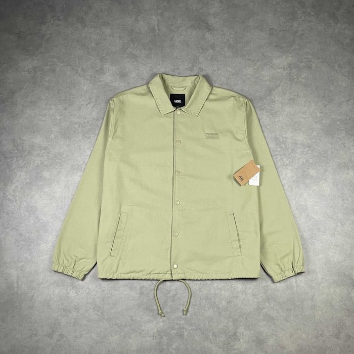 Куртка VANS Torrey Canvas Coach Jacket Оригінал Чоловіча Оверсайз Бежева Вітровка Легка На Осінь Нова