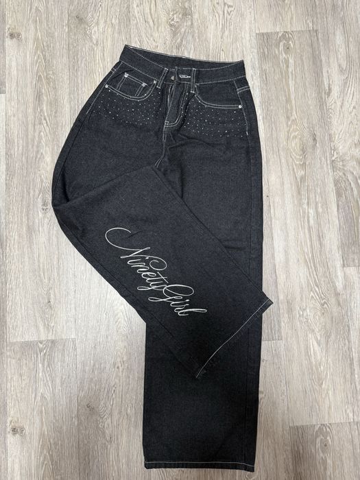 Ninety Girl Baggy Jeans.         джинси чорні