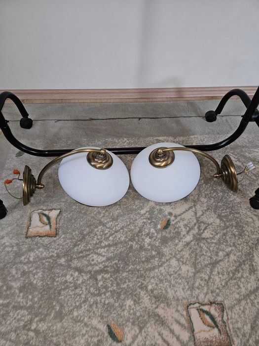 Żyrandol 5 ramienny klasyczny + 2 kinkiety