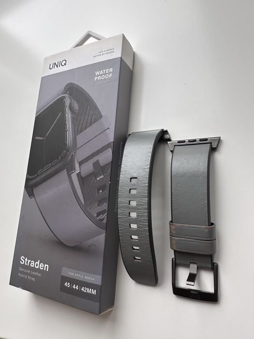 Ремінець для Apple watch UNIQ STRADEN grey 42,44,45,46,49mm