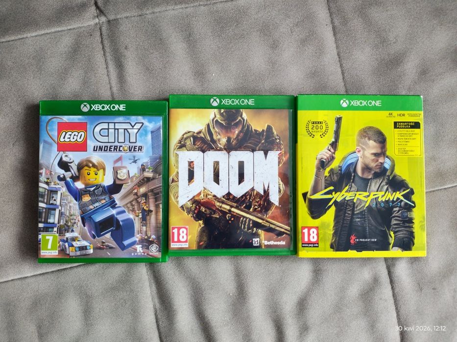 Gry Xbox One Cyberpunk 2077, LEGO City Undercover, Doom