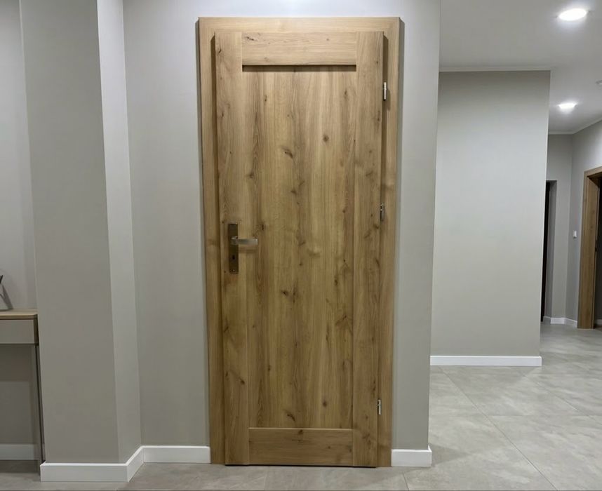 [SZYBKA REALIZACJA] Drzwi wewnętrzne ELEGANCE Windoor Dąb górski / w kolorze drewna / RÓŻNE KOLORY przylgowe / bezprzylgowe | Wycena w 15 minut