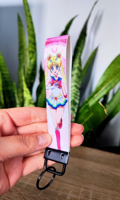 Sailor Moon - skórzany breloczek.