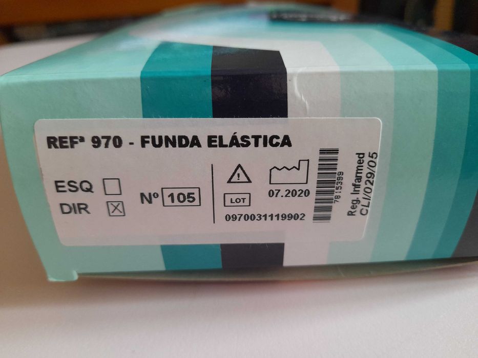 Funda elástica para hérnia inguinal direita