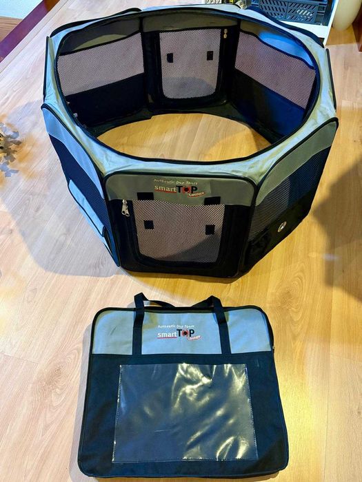 Parque Dobrável para Cães Smart Top Lounge 92cm – Como Novo