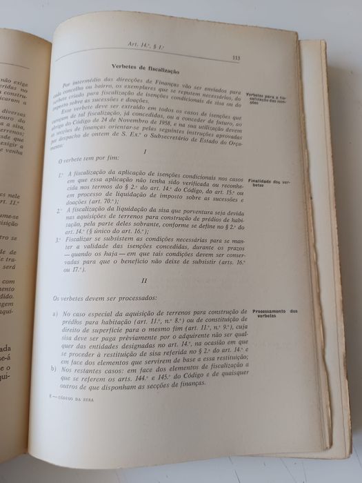 Código da sisa e do imposto sobre doações