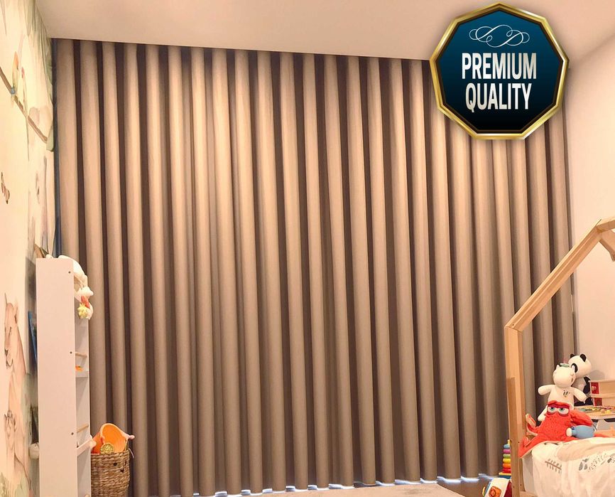 Cortinas de Onda Perfeita (por medida)