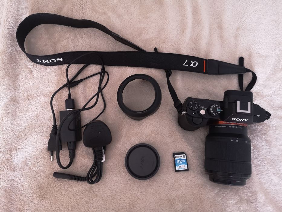 Sony Alpha 7+ Cartão de Memória 32GB + 2 carregadores