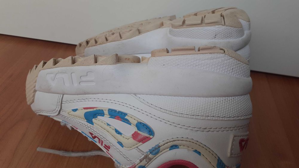 Ténis FILA DISRUPTOR F-KIDS - white-pink lemonade Tam30