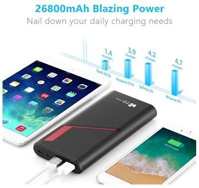 Powerbank EC Technology 26800 mAh czarny