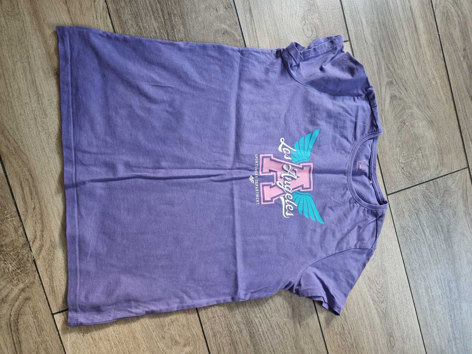 T-shirt damski 4F, fioletowy, rozm.164