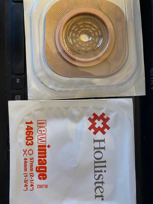 калоприймачі 57мм, 70мм, кільця до калоприймачів, паста, пудра