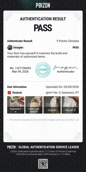 Título: Reebok Court White/Oat – Como novos