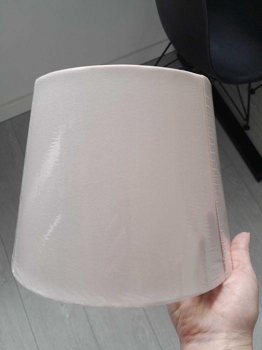 Abażur do lamki pudrowy rozmyty roz