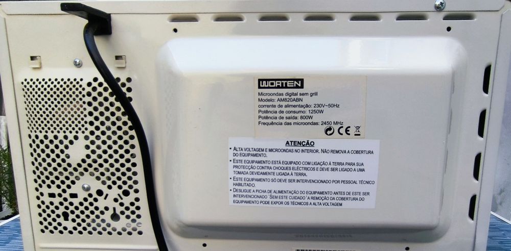 Microondas Worten, Modelo AB820ABN (Usado)