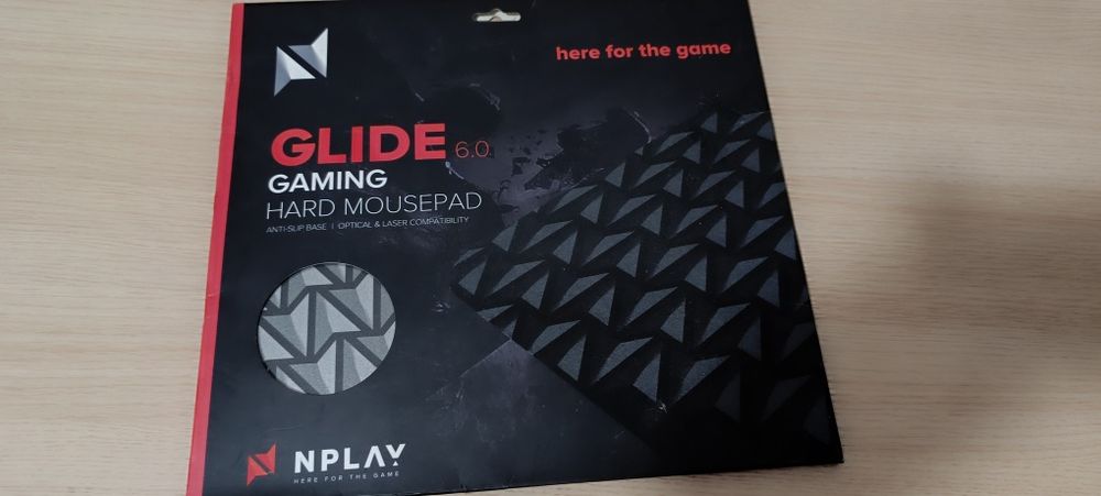 Tapete de Rato Gaming NPLAY Glide 6.0 Hard Mousepad