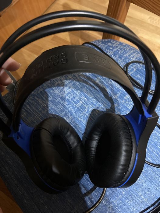 Auscultadores com Fios 1LIFE Ghs:Sonic (PC - Microfone - Preto e Azul