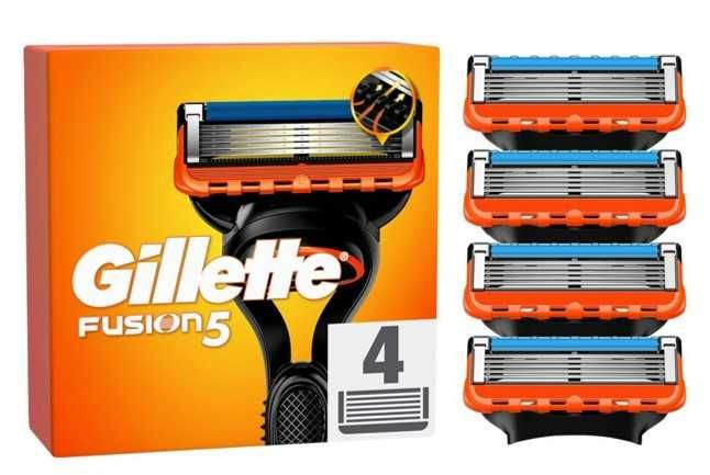 Леза для гоління Gillette Fusion 5 ( 4 шт). Оригінал 100%. Є гурт!