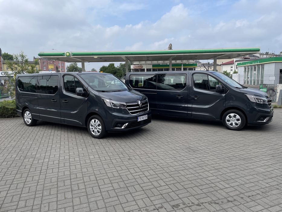 Wynajem busa busów 9-osobowych i dostawczych