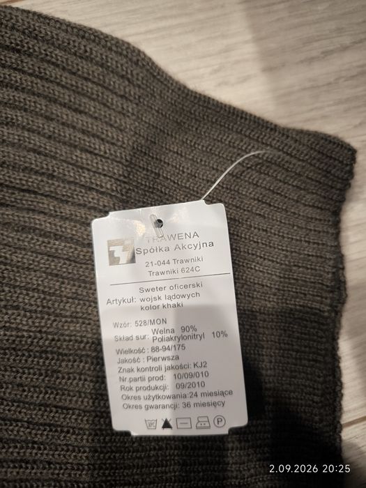 Sweter oficerki Wojsk Lądowych