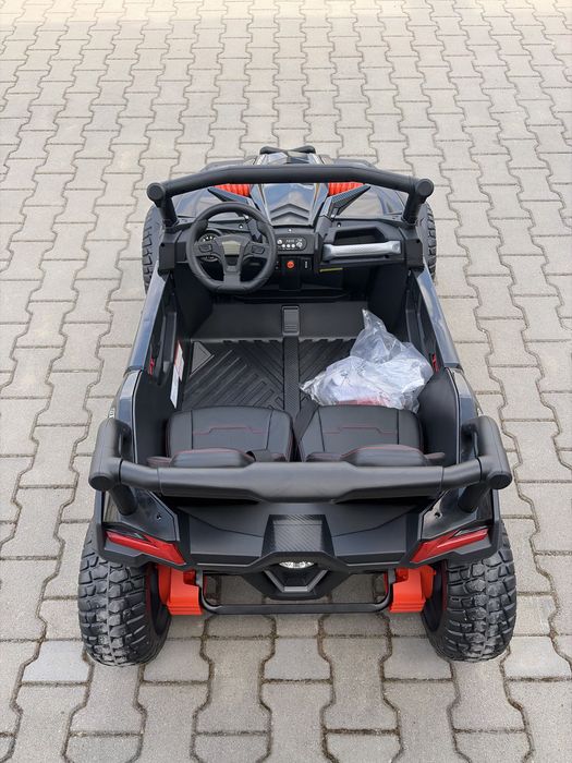 Auto na akumulator Quad Buggy UTV X3 Off-Road 4 x 200 W 24V Czarny