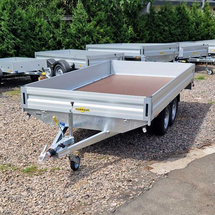 Двовісний німецький причіп 4,1*2,1 м. 3000 кг. HUMBAUR. Вартість з ПДВ