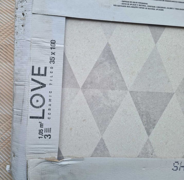 cerâmico Love 100x35cm sharp withe64550783627139124