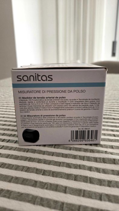 Medidor de Tensão Arterial de Pulso Sanitas (Lidl)