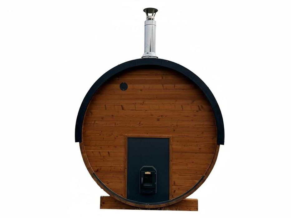 Sauna ogrodowa PREMIUM M1 – Termodrewno Dach pokryty Aluminium