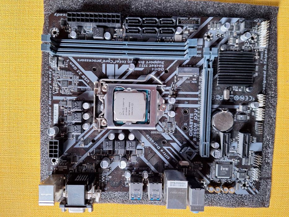 Płyta Gigabyte B360M D2V + procesor Intel Core i5-9400F 2,90 GHz