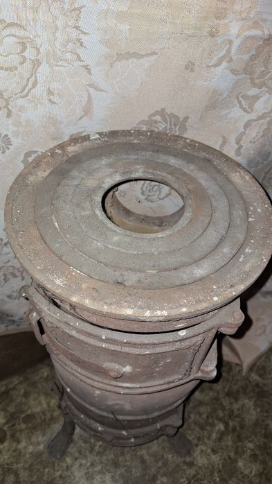 Piec koza żeliwny i szamotowy