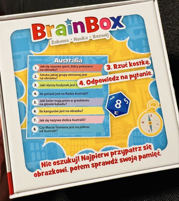 Gra planszowa BrainBox Świat nowa