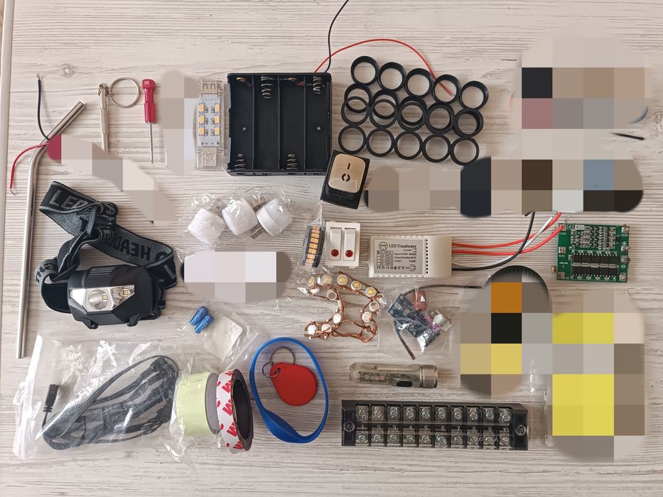 Плата led живлення 3v вхід 220v 2-22 діод